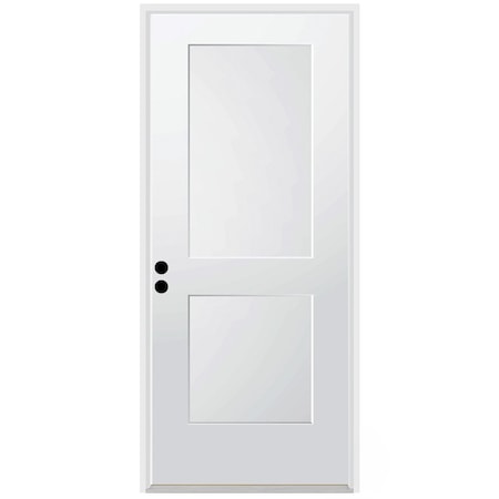 Trimlite Exterior Single Door, Right Hand/Inswing, 1.75 Thick, Fiberglass 2868RHISPSF2PSHK491610BM